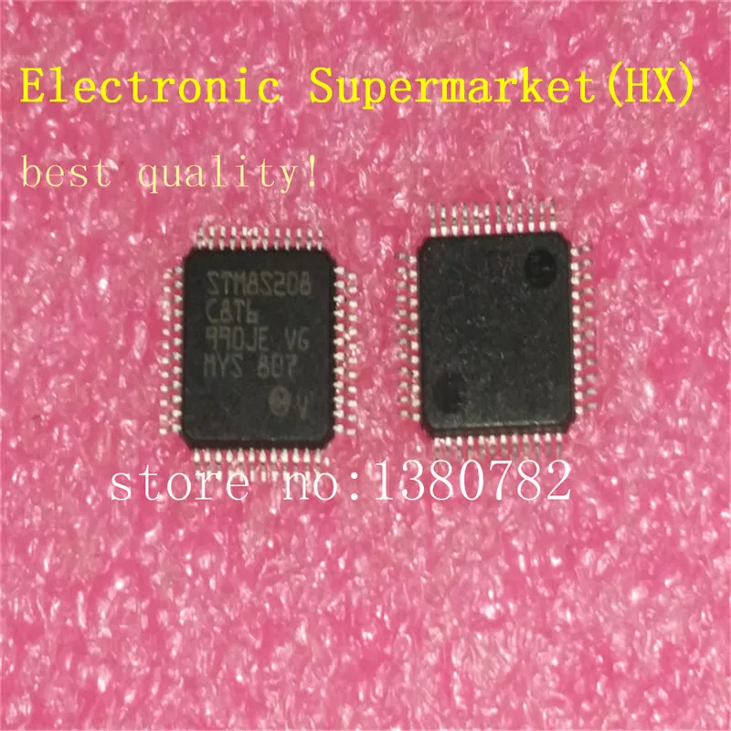 

Free Shipping 5pcs/lots STM8S208C8T6 STM8S208 TQFP-48 New original IC In stock!