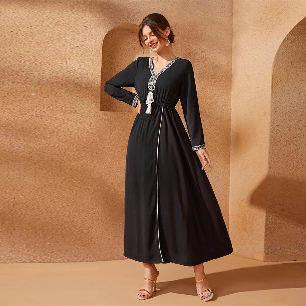 

Женское длинное платье Рамадан, яркое платье, длинное мусульманское платье, женское платье