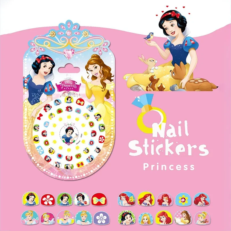 Disney Frozen мультфильм игрушки наклейки для ногтей принцесса Микки Маус София