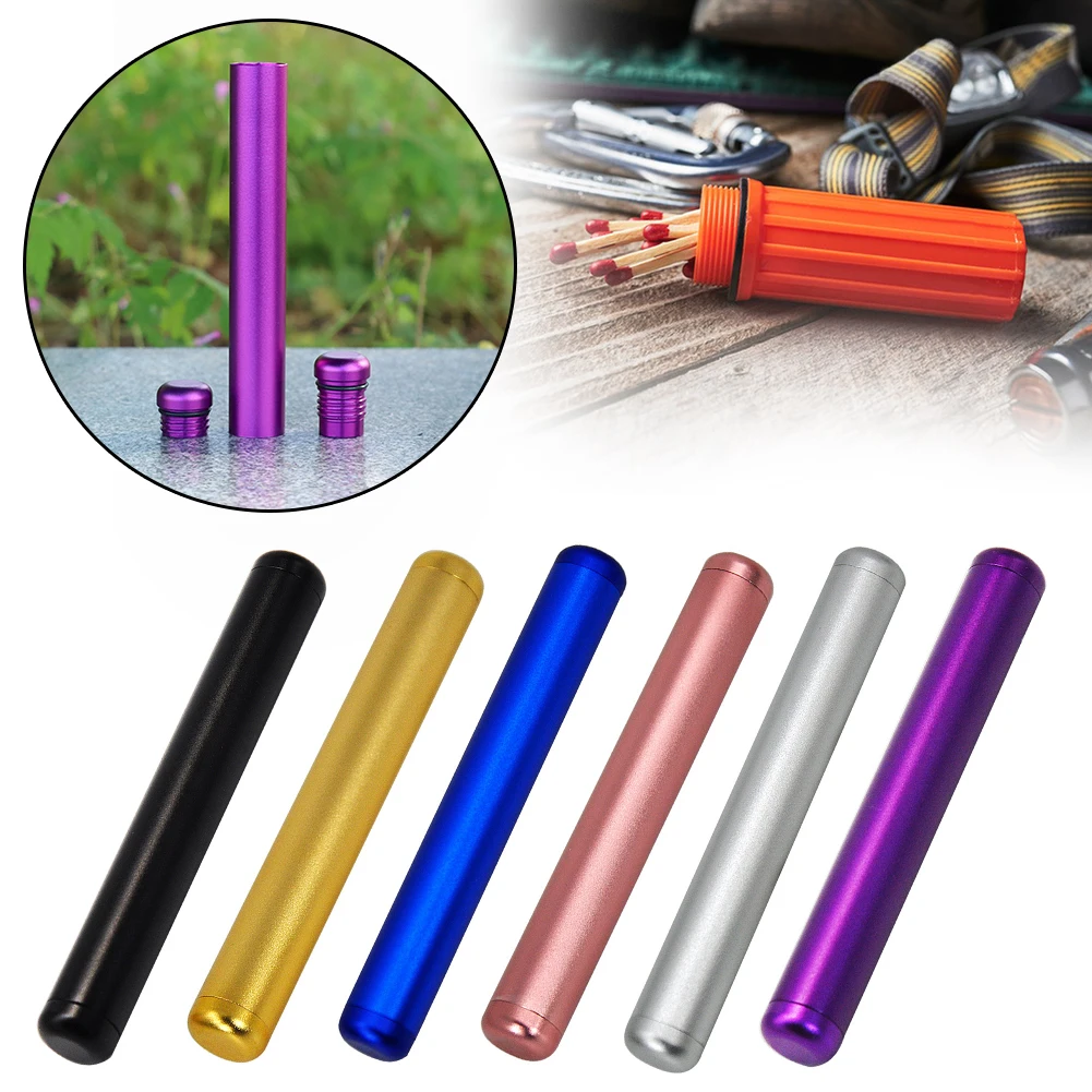 Мини-металлическая Банка Миниатюрный Сжимаемый Контейнер Легкая Герметичная