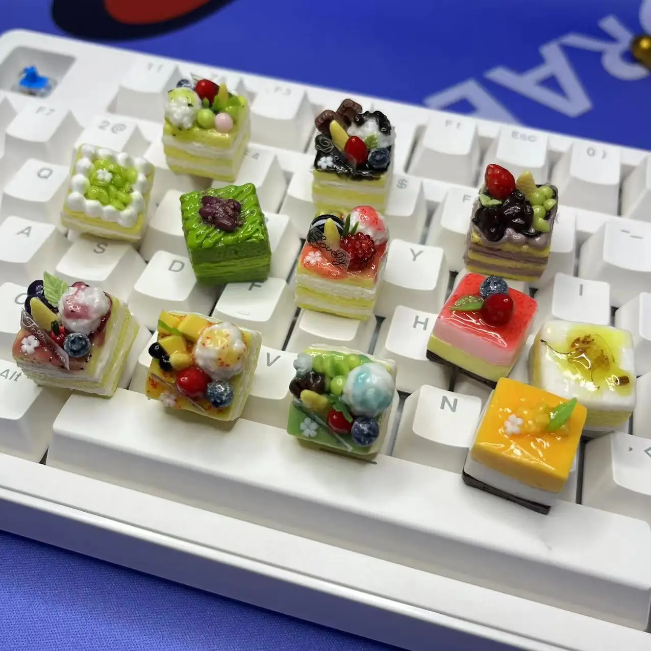 Клавиши с изысканными тортами персонализированные УНИВЕРСАЛЬНЫЕ МЕХАНИЧЕСКИЕ