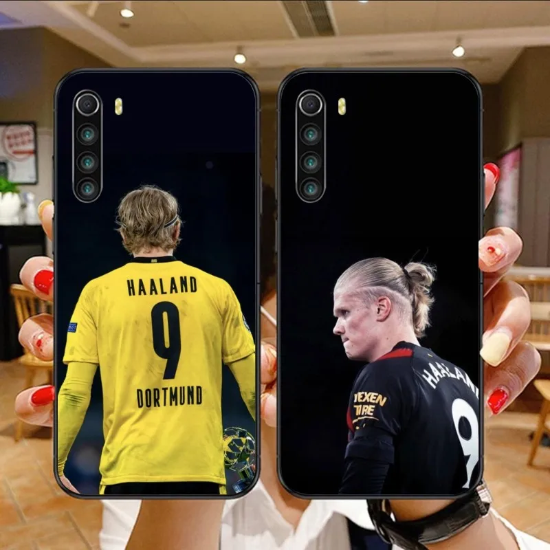 Чехол для телефона с изображением норвежского футбола H-Haaland для Xiaomi Mi 13 12 12S 12T 11T 10T 9T Lite Pro Ultra Poco F3 F4 F5 X4 GT, черный чехол