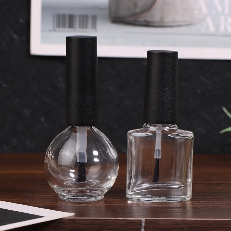 Пустые стеклянные бутылочки для лака ногтей HNKMP