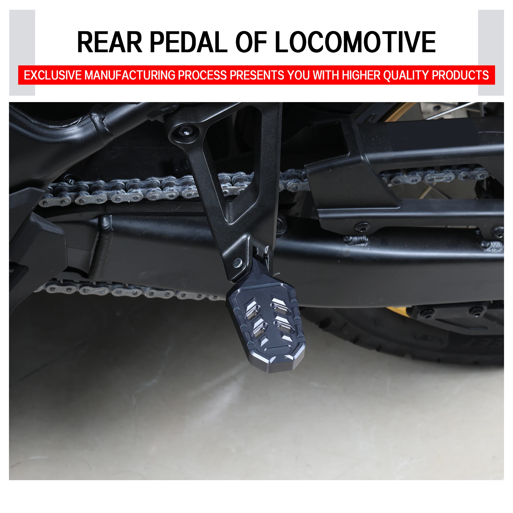 Для Honda XL 750 XL750 TRANSALP xl мотоцикла XL750V черные серебристые подножки алюминиевая