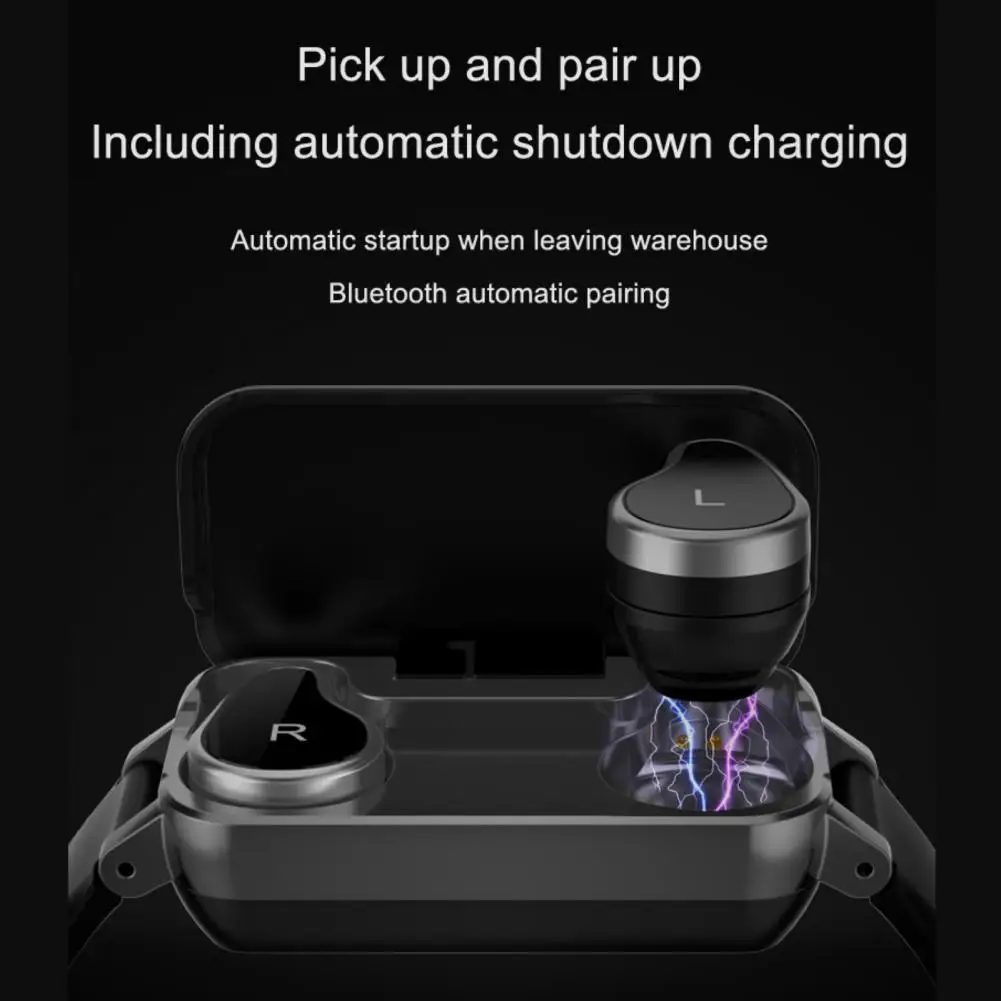 OERSEN T89 Pro 2-in-1 TWS Wireless Bluetooth Earphone Smart watch Waterproof Touch Control Heart Rate Monitor Sport Watch