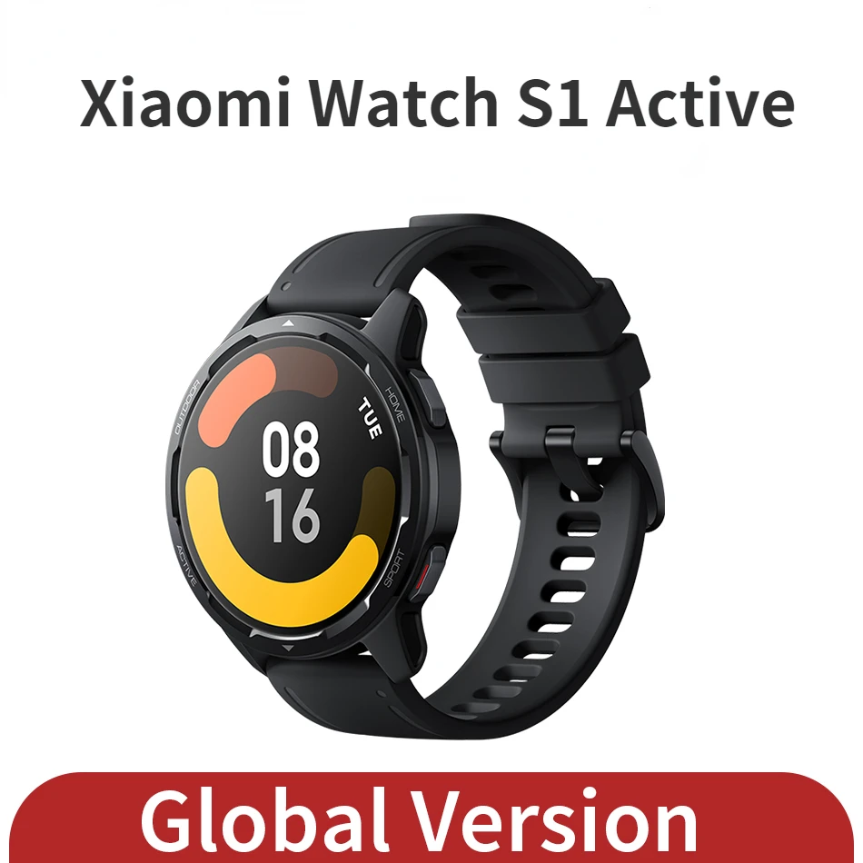 

Xiaomi Watch S1 Active 1.43 AMOLED Display Bluetooth Phone Calls GPS Mi Smartwatch Blood Oxygen 12 Days Battery Global Version