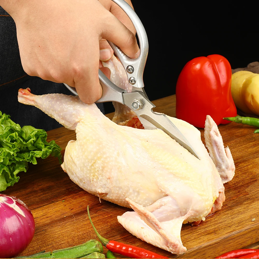 Многоцелевые Кухонные Ножницы Из Нержавеющей Стали Острые Для Птицы Овощей