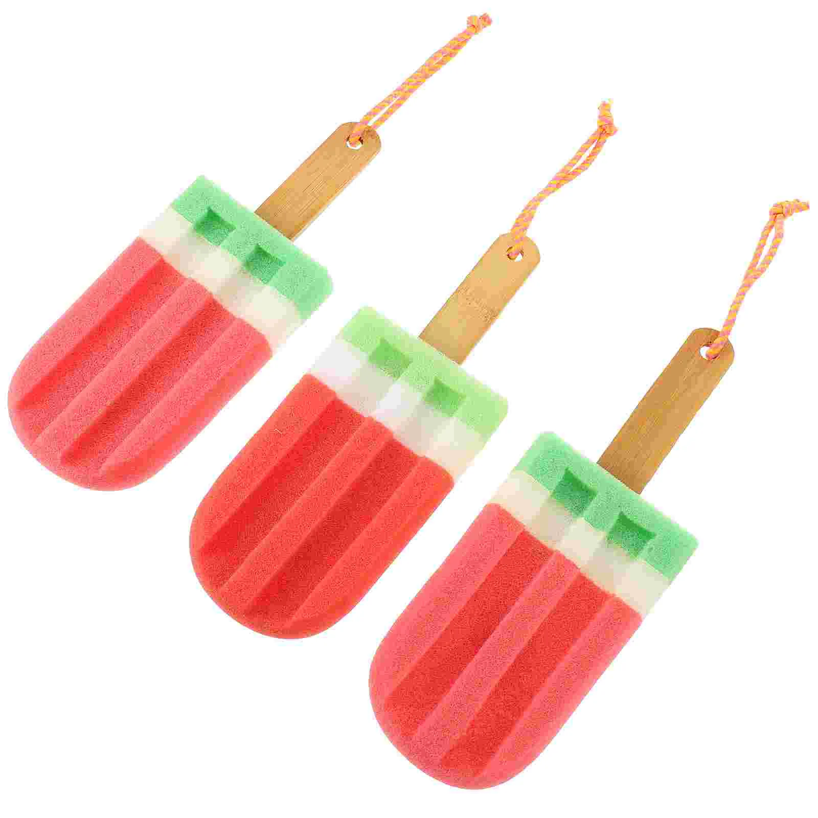 

Bath Sponge Brush: 3pcs Shower Sponge Bathing Balls Pouf Body Scrubber Exfoliator Shower Pouf Shower Scrubber Hand Bushing