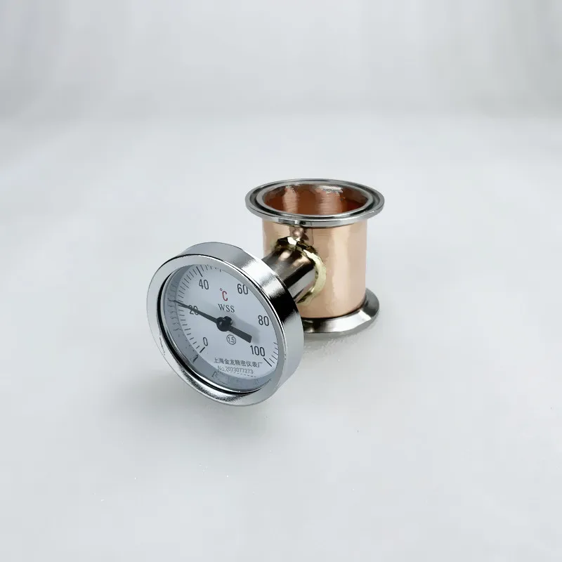 

Медная труба YOHOYAMA с тройным зажимом для термометра