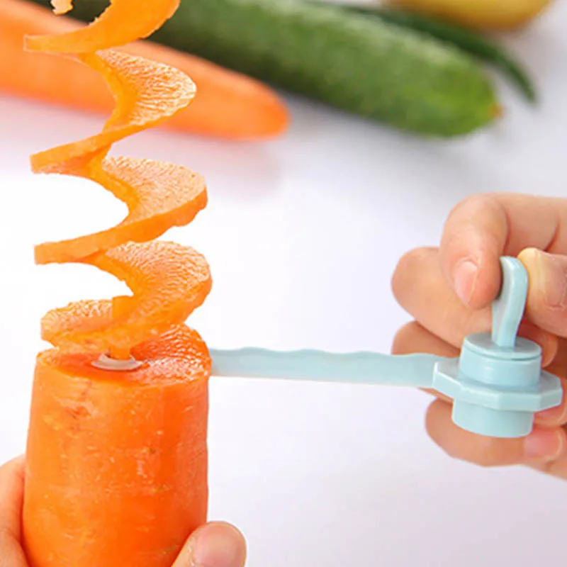 

1 Pc Portable Cutting Models Carrot Spiral Slicer Cooking Accessories Plastic Vegetable Tools Kitchen Gadgets Potato Cutter