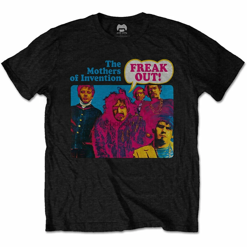 Мягкая облегающая футболка FRANK ZAPPA Freak Out новинка размеры S M L XL XXL официальная |