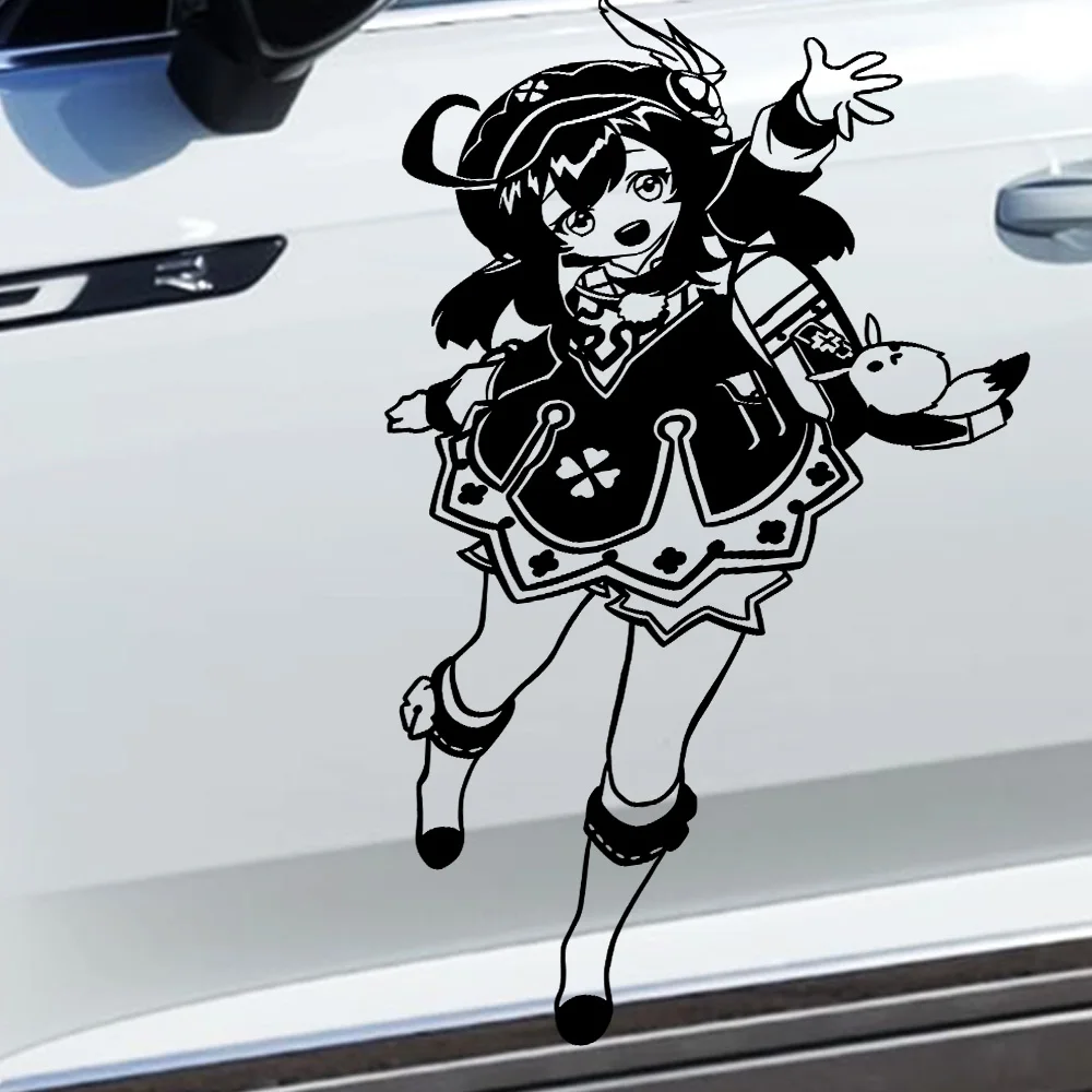 

Anime Stickers For Car Sticker Auto Parts Lovely Maiden Window Body Windshield Decoration Accessories Die Cutting Vinyl Decals