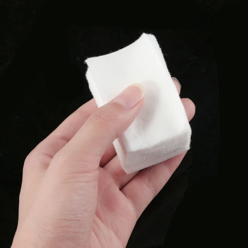 

540PCS/Lot Lint-Free Nails Napkins UV Gel Polish Remover Nail Wipes Bath Manicure Gel Wipe 100% Cotton Napkins Nail Art Tools