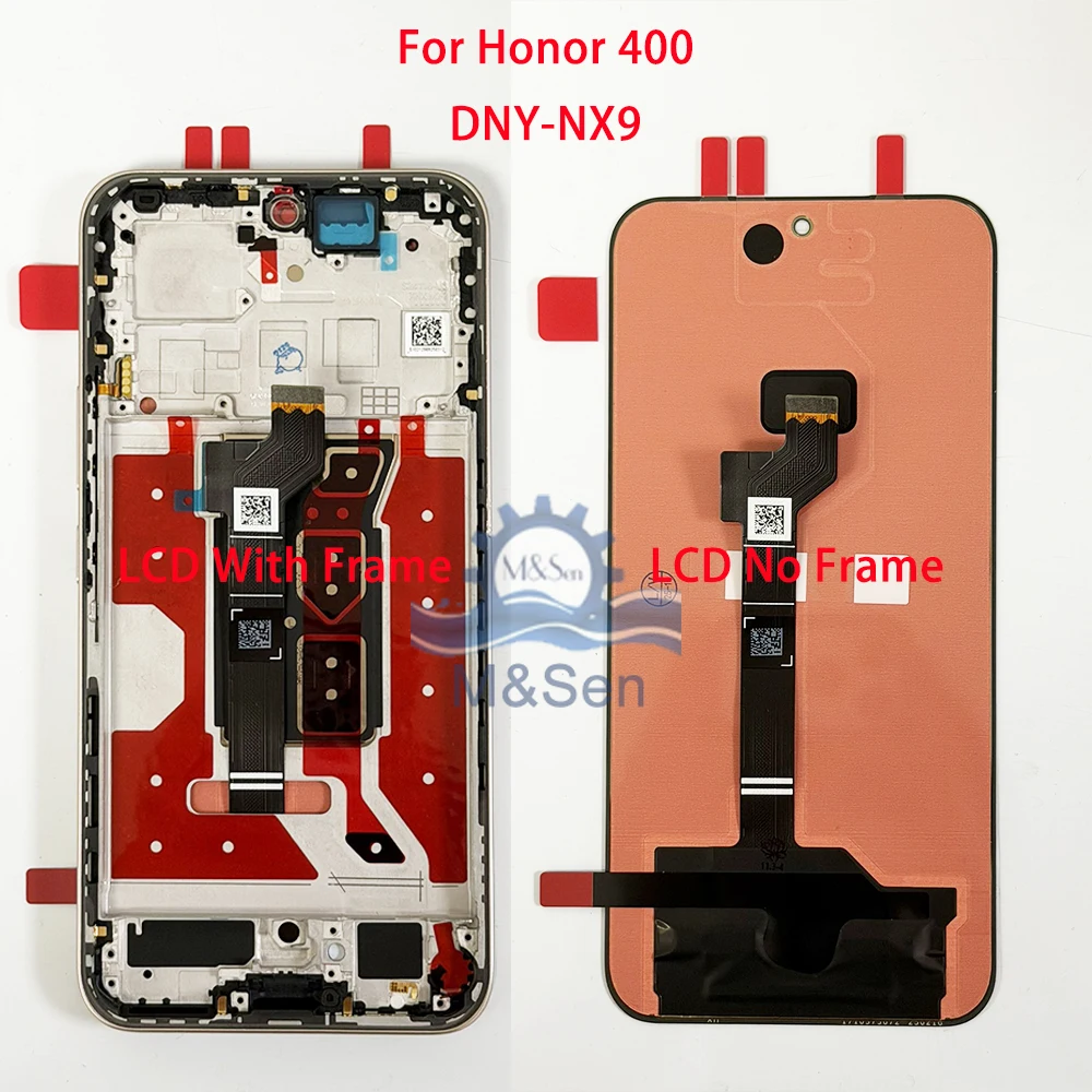 Фото 6.7-дюймовый оригинальный AMOLED-дисплей для Huawei Honor 400 Lite, сенсорный экран для Honor 400 DNY-NX9/400 Pro DNP-NX9 в рамке №4