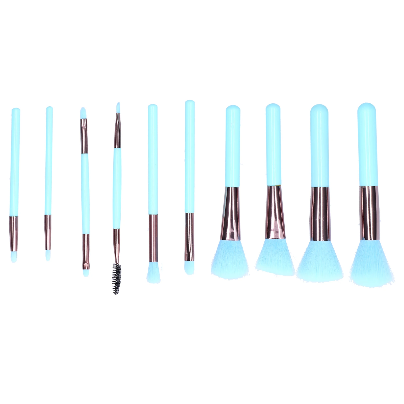 

Soft Hair Eyeshadow Loose Powder Makeup Brush Beginner Cosmetic Brush Set Makeup ToolBlue