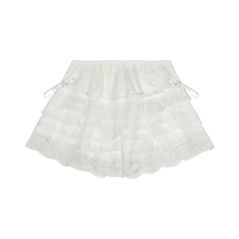 Женские кружевные брюки-кюлоты летние брюки с тыквой нескользящая юбка защитные