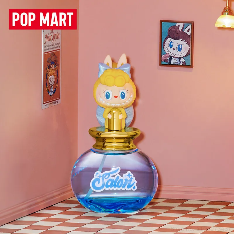 Фото POP MART The Monsters Labubu Hair Salon Series Ароматический спрей, милый коллекционный сюрприз-бокс, фигурка-игрушка в стиле аниме, украшение, подарок №1