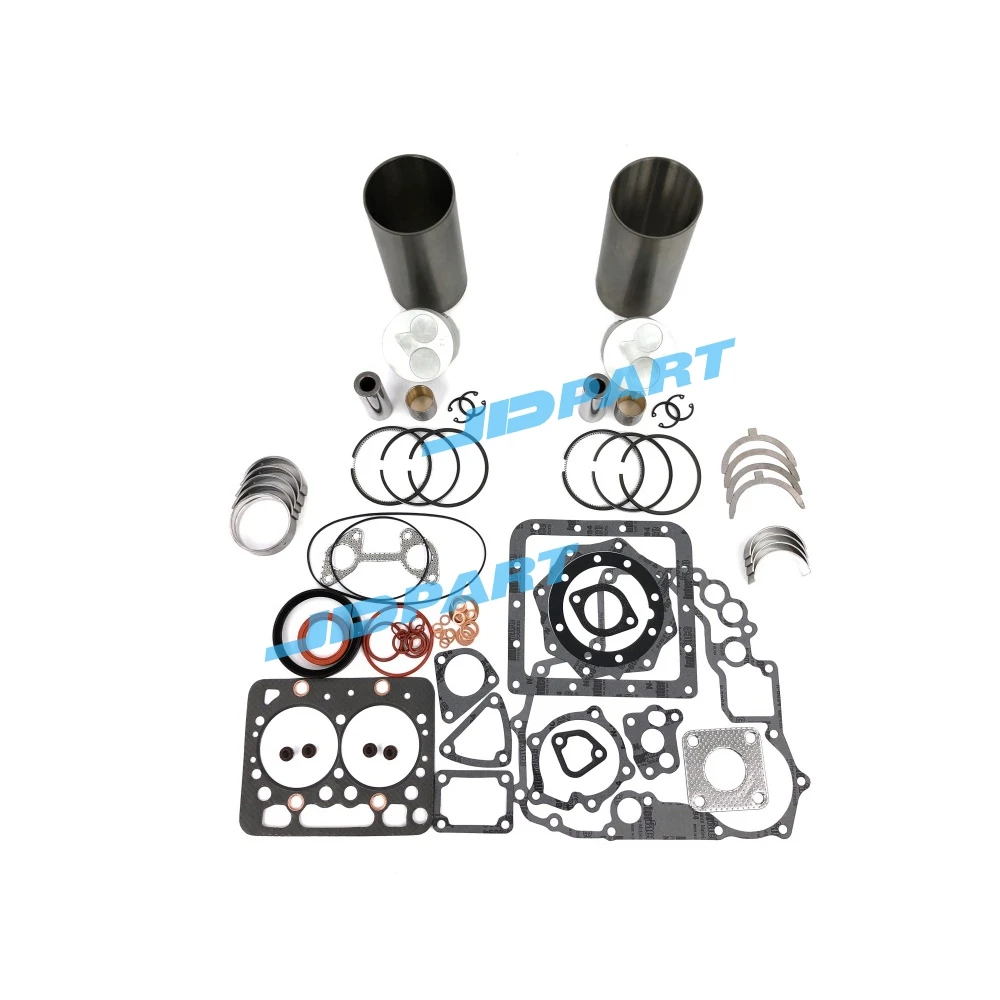 Комплект гильз цилиндра с набором прокладок подшипников для двигателей Kubota Z482