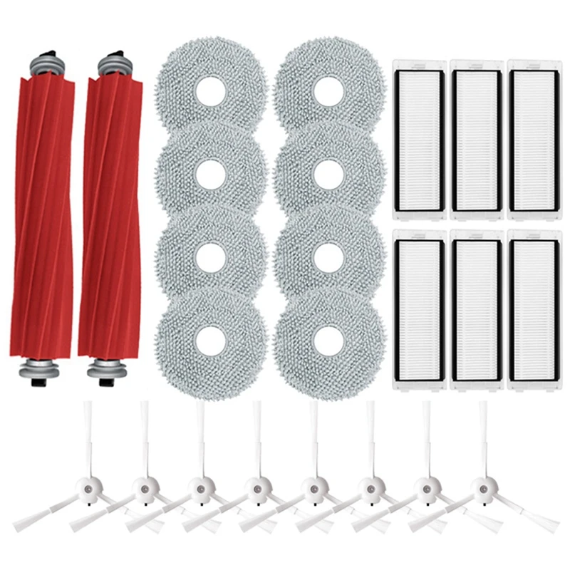 

For Roborock Q Revo / P10 Robot Vacuums Cleaner Accessory Main Side Brush Hepa Filter Mop Cloths Dust Bag Spare Parts