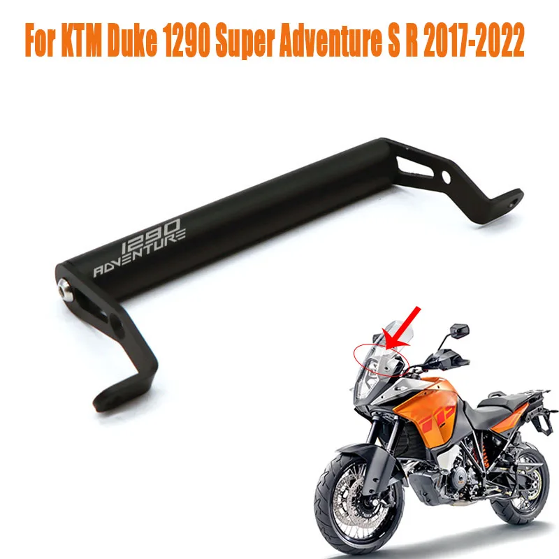 

ForDuke 1290 Super Adventure S R 1290ADV S/R 2017-2022 Phone Holder 22MM Handle Bar Bracket GPS Navigation Mount Plate