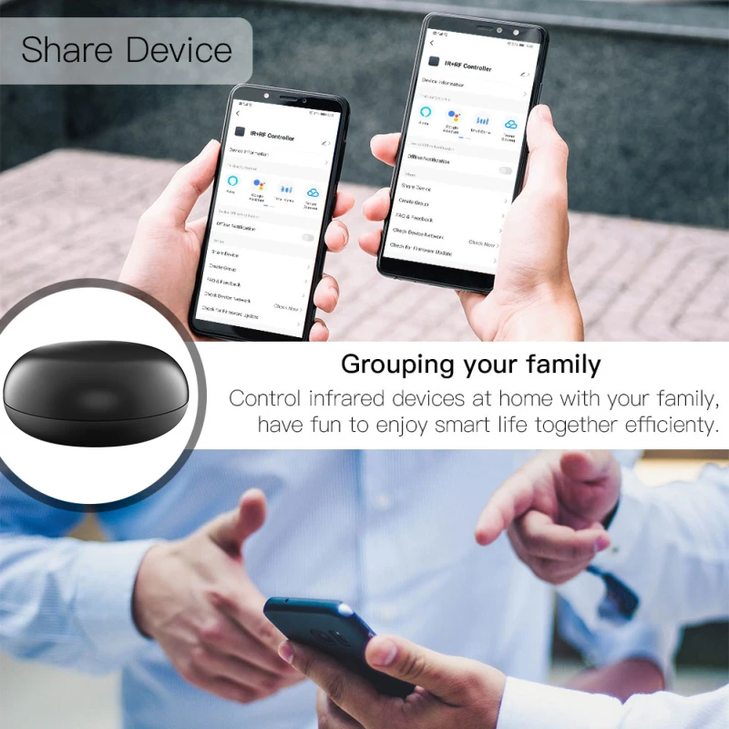 

Пульт дистанционного управления Alexa Google Home, универсальный инфракрасный пульт дистанционного управления Wi-Fi, с голосовым управлением