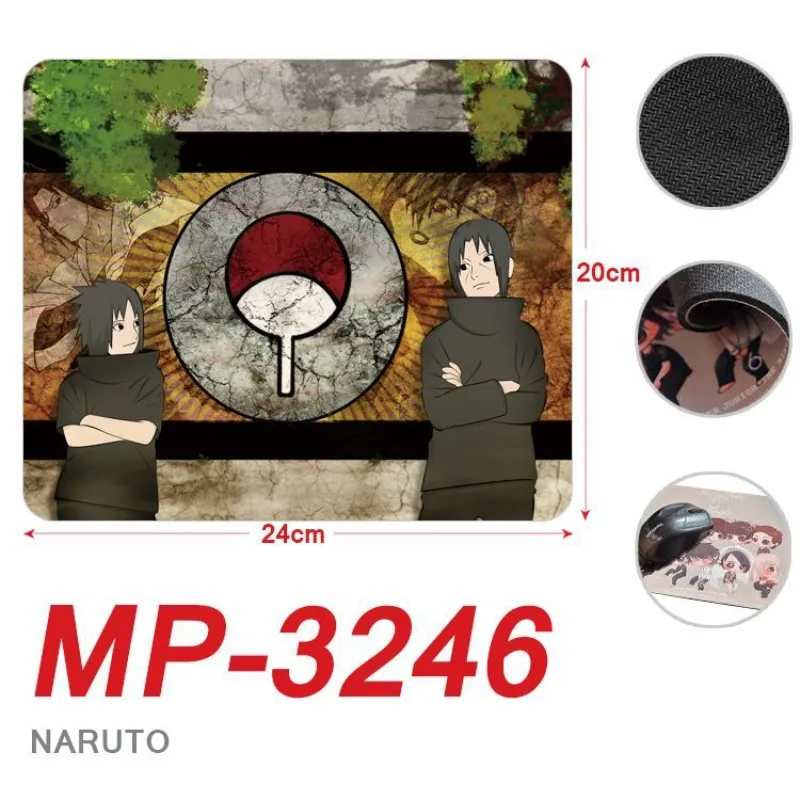 

Новинка 2023, компьютерная настольная подставка для компьютера с рисунком из Аниме Коврик для мыши "Наруто" Naruto Sasuke Kakashi
