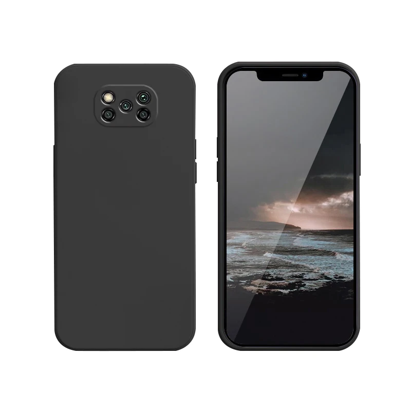 square liquid soft silicone phone case for xiaomi redmi note 7 8 9 9s 10 pro max poco x3 pro nfc f3 gt m3 m4 pro 5g cover funda free global shipping