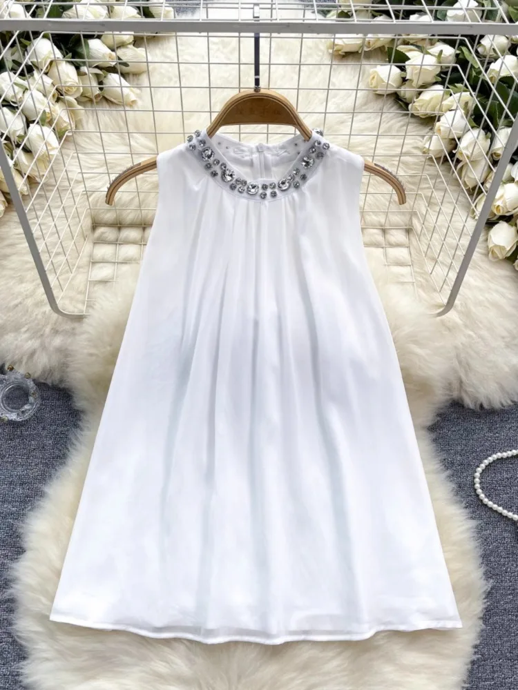 Шикарные Модные женские пикантные шифоновые рубашки Hikigawa без рукавов Летние