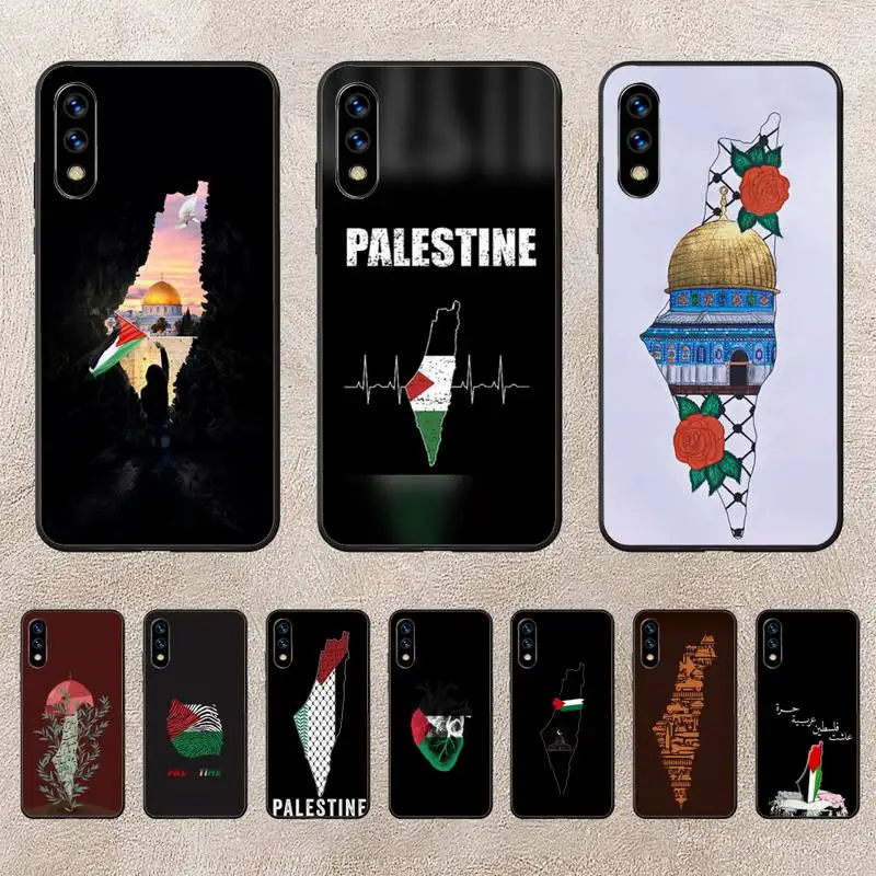 

Palestine Broadsword Flag Phone Case For Huawei P10 P20 P30 P50 Lite Pro P Smart Plus Cove Fundas