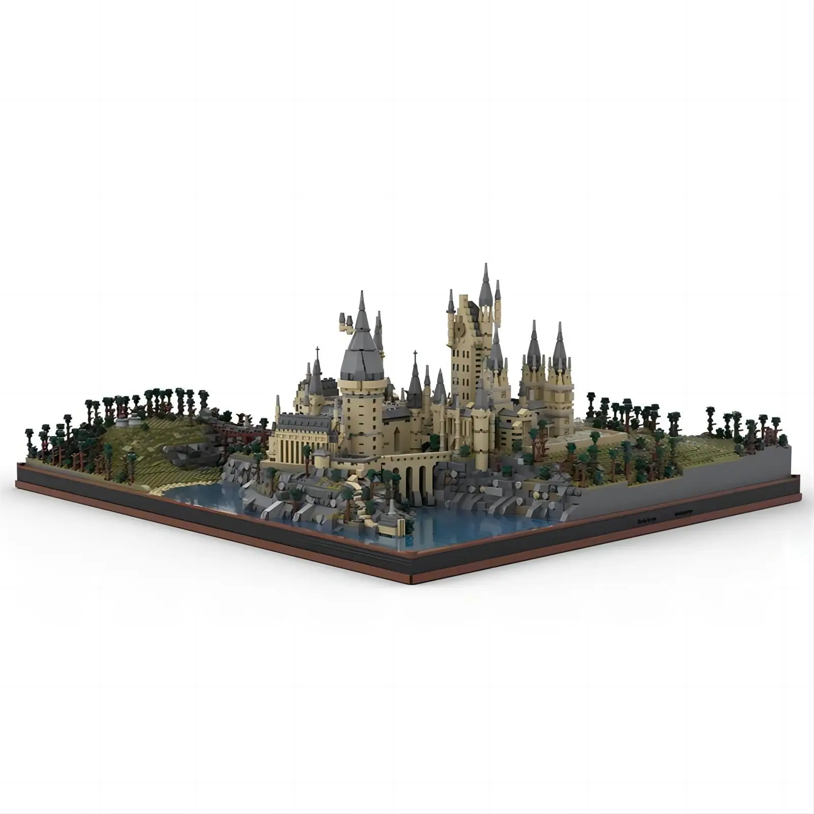 Строительный блок MOC45950 Хогвартс Castle Epic детальная игрушка для сборки сцены здания