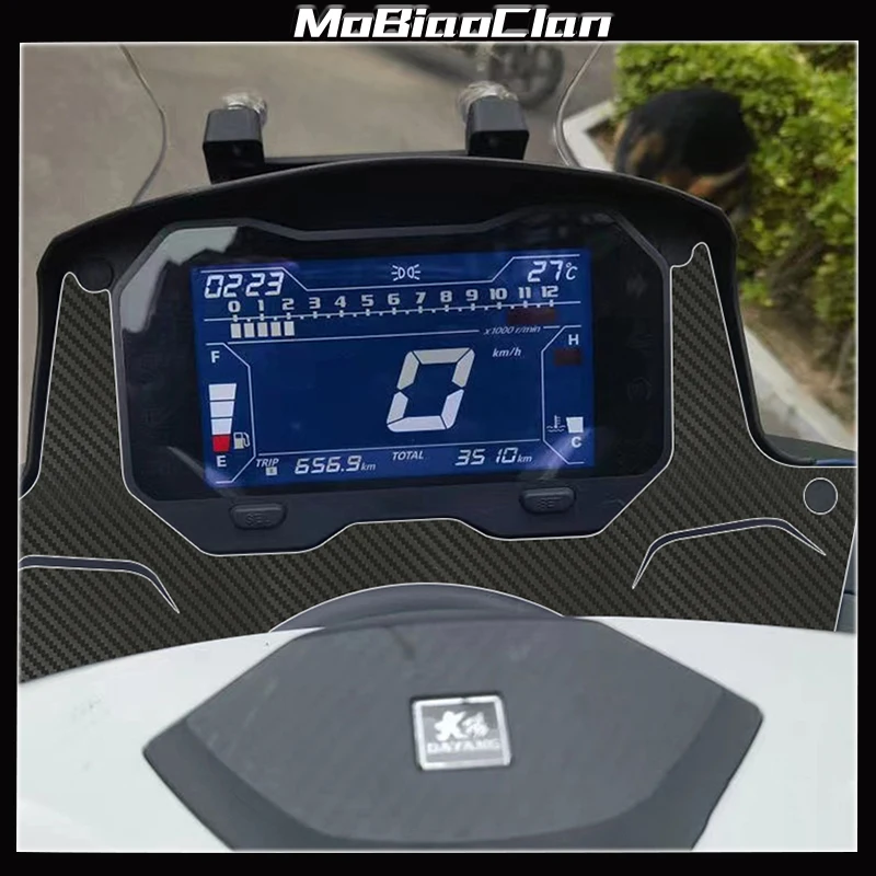 Для DAYANG VOREI ADV350 мотоцикл 3D защитные наклейки из углеродного волокна защита тела