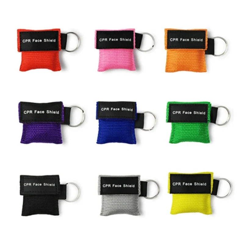 1 шт. маска для лица СЛР брелок ключей аварийный комплект защитные маски