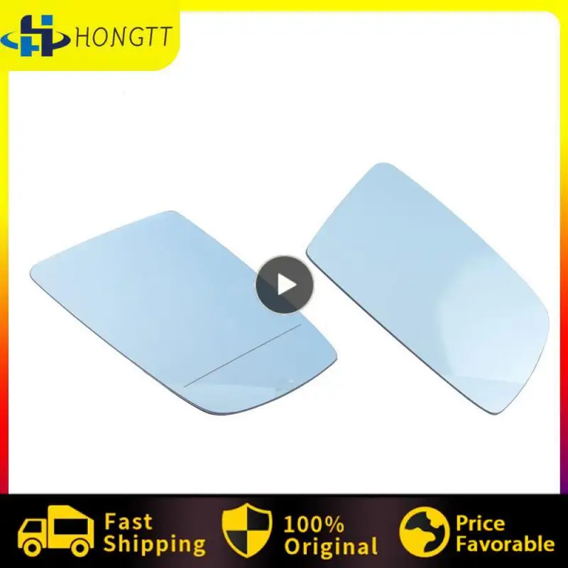 

Liplasting Car Blue Rearview Left Right Wing Mirror Glass Heat for BMW E60 520i 520d 03-07