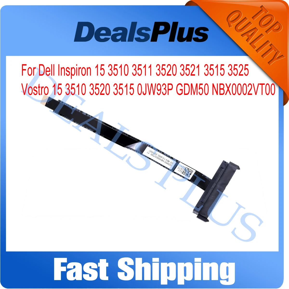 

New SATA HDD Hard Drive Cable Replacement For Dell Inspiron 15 3510 3511 3520 3521 3515 3525 Vostro 15 3510 3520 3515 0JW93P
