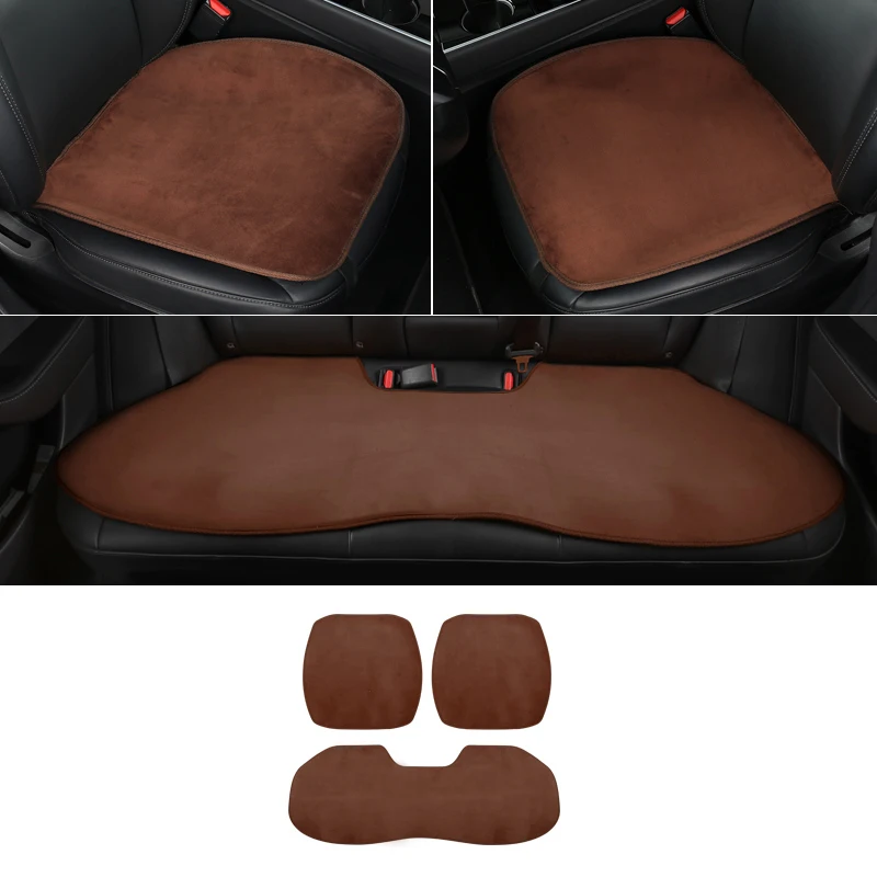 For Tesla Model3 Model 3 Model S X Y Car Seat Cover Front Rear Cushion Breathable Protector Pads Mats Interior Accessories