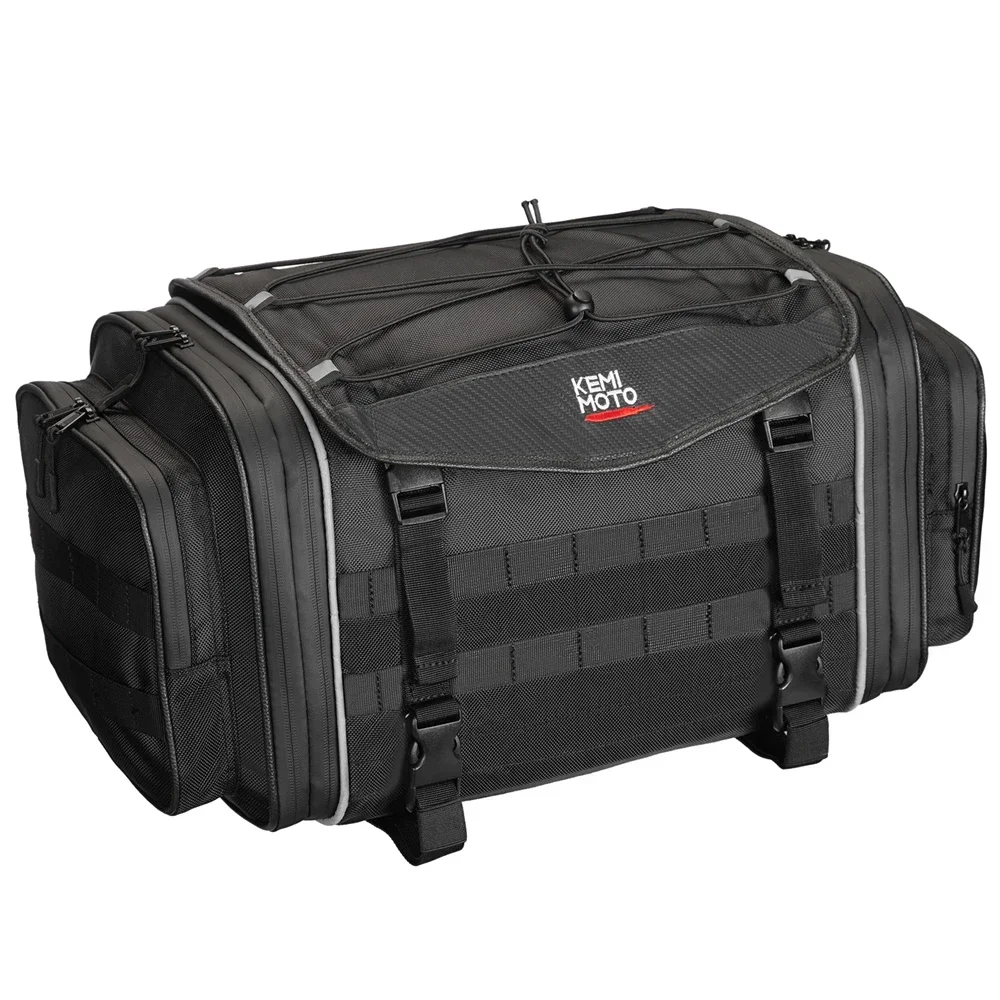 

Сумка на сиденье мотоцикла, расширяемая дорожная сумка для багажа, универсальная для Kawasaki Ninja400, Honda CBR400R, Suzuki GSX-S1000