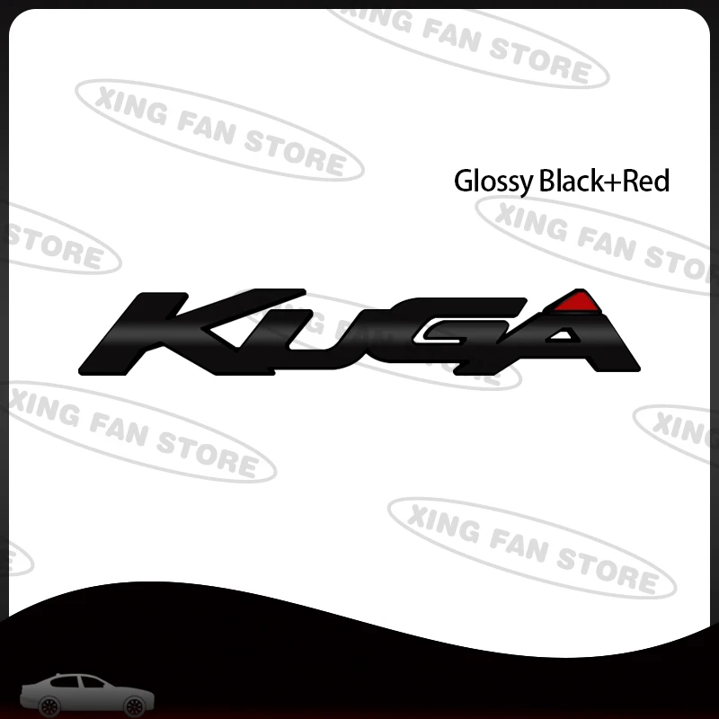 

Авто Стайлинг для Ford Kuga Lettering Emblem ST Line Vignale EcoBoost MK2 MK3 Автомобильный задний багажник, значок, наклейка на кузов, аксессуары