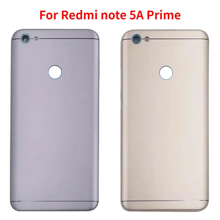 

For Xiaomi redmi Note 5A Prime Rear Back Battery Cover Door Housing Case Replacement with Side Key