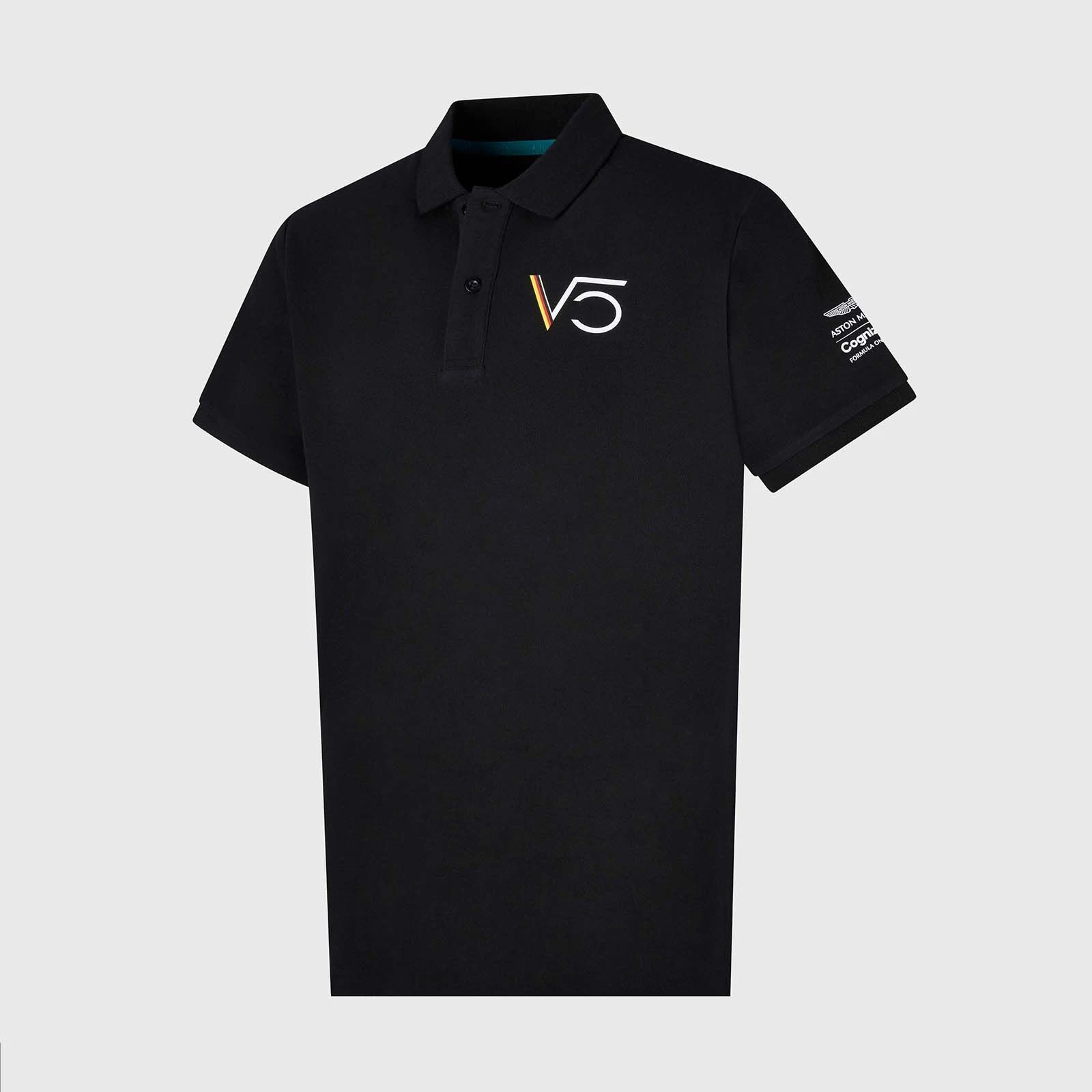 

Aston Martin F1 Sebastian Vettel Polo Shirt Formula 1 Suit Outdoor Quick Dry Breathable Tee Fan Clothing