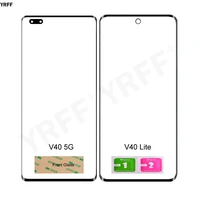 For Huawei Honor V40 Lite V40 Front Glass Touth Screen Panel  No Touch Screen  Mobile Phone Repair Assembly Parts Free Ship