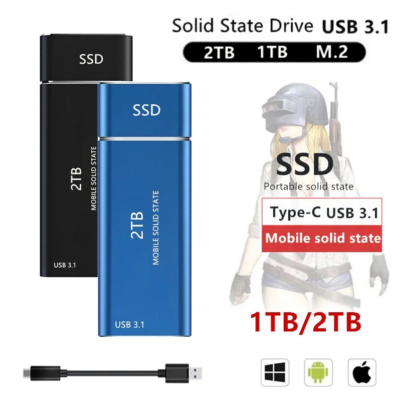 

SSD Mobile Solid State Drive 4TB 2TB 1TB 500G