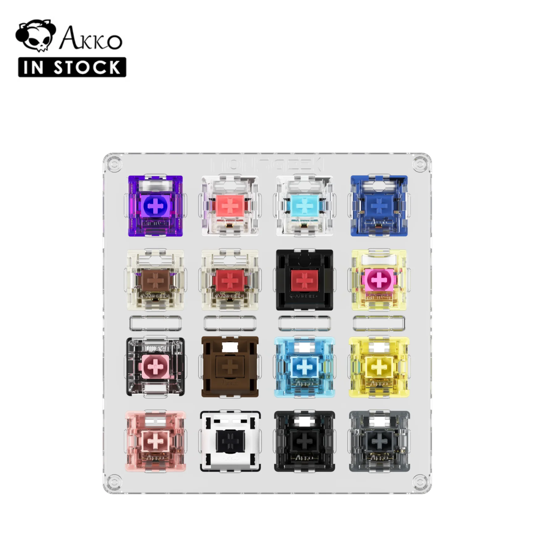 Akko x MonsGeek акриловый 16-кнопочный тестер переключателя