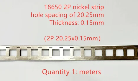 EOENKK Никелированная стальная лента для аккумулятора 18650 2P/3P/4P/5P/6P