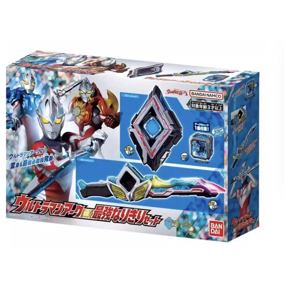 Фото Bandai Ultraman Transformer Deluxe Edition DX Устройство пробуждения звука и света Связывание Magic Cube Модель меча яка Игрушки подарки №3