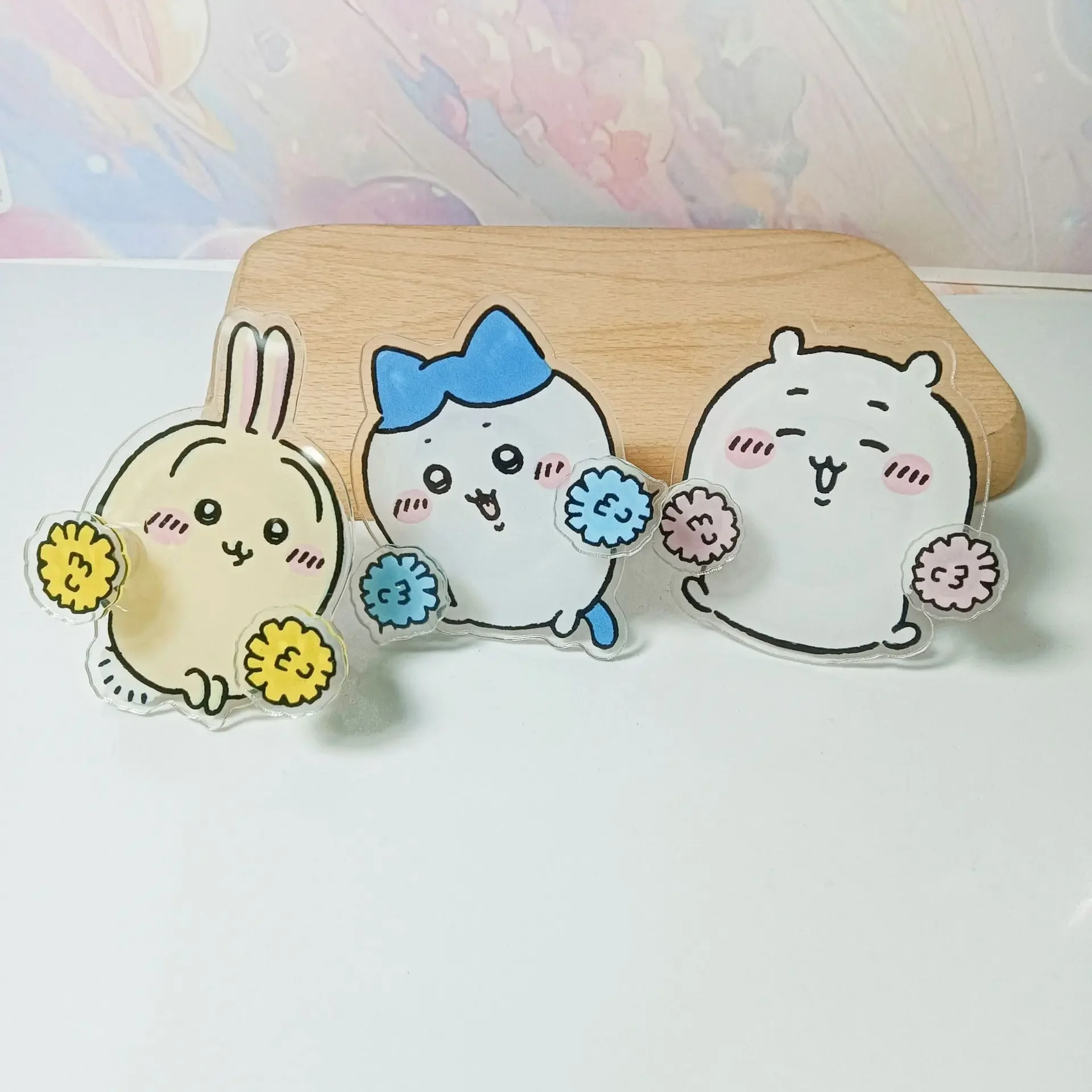 Chiikawa Высококачественный вращающийся держатель подушки безопасности Jiyi Xiaoba Usaqi