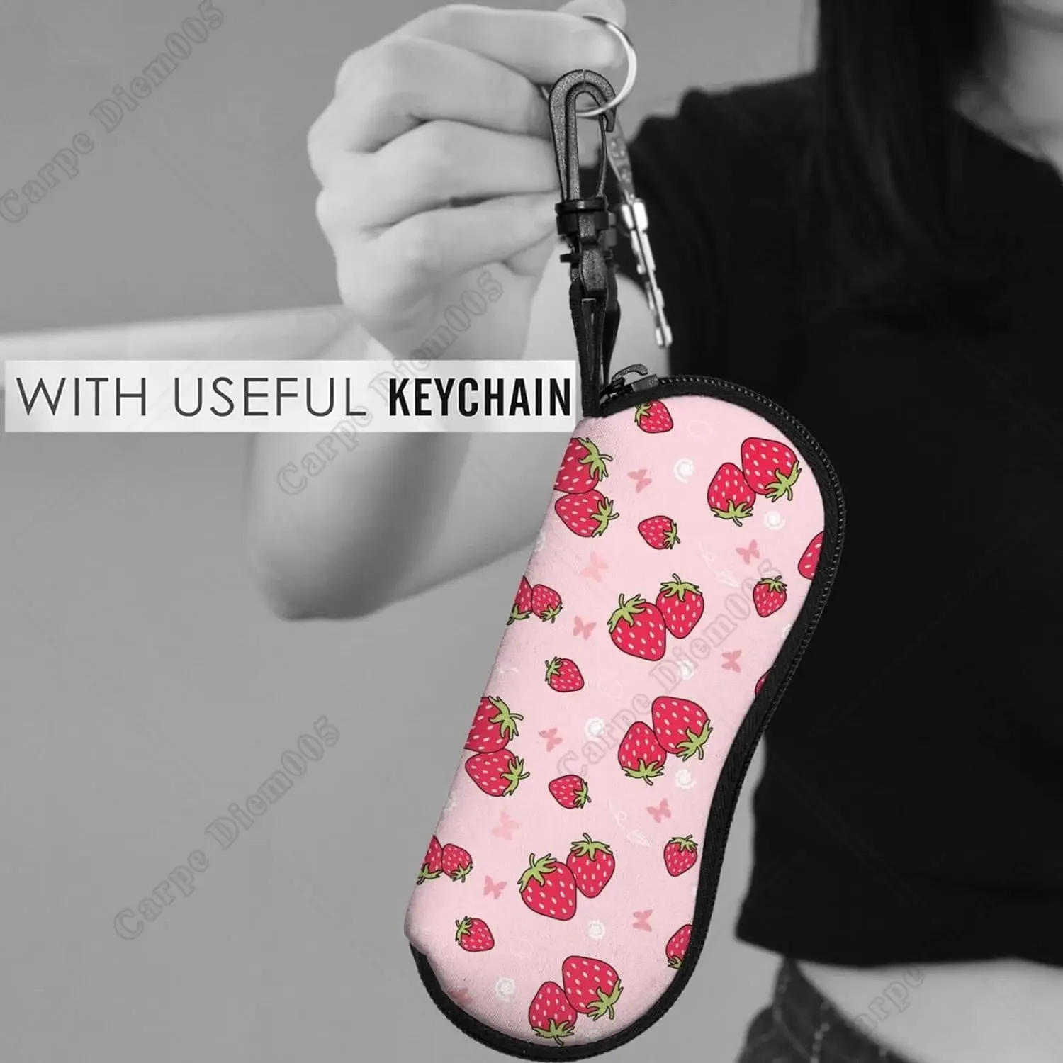 Милые розовые Клубничные очки планшетофон для женщин и девушек портативные