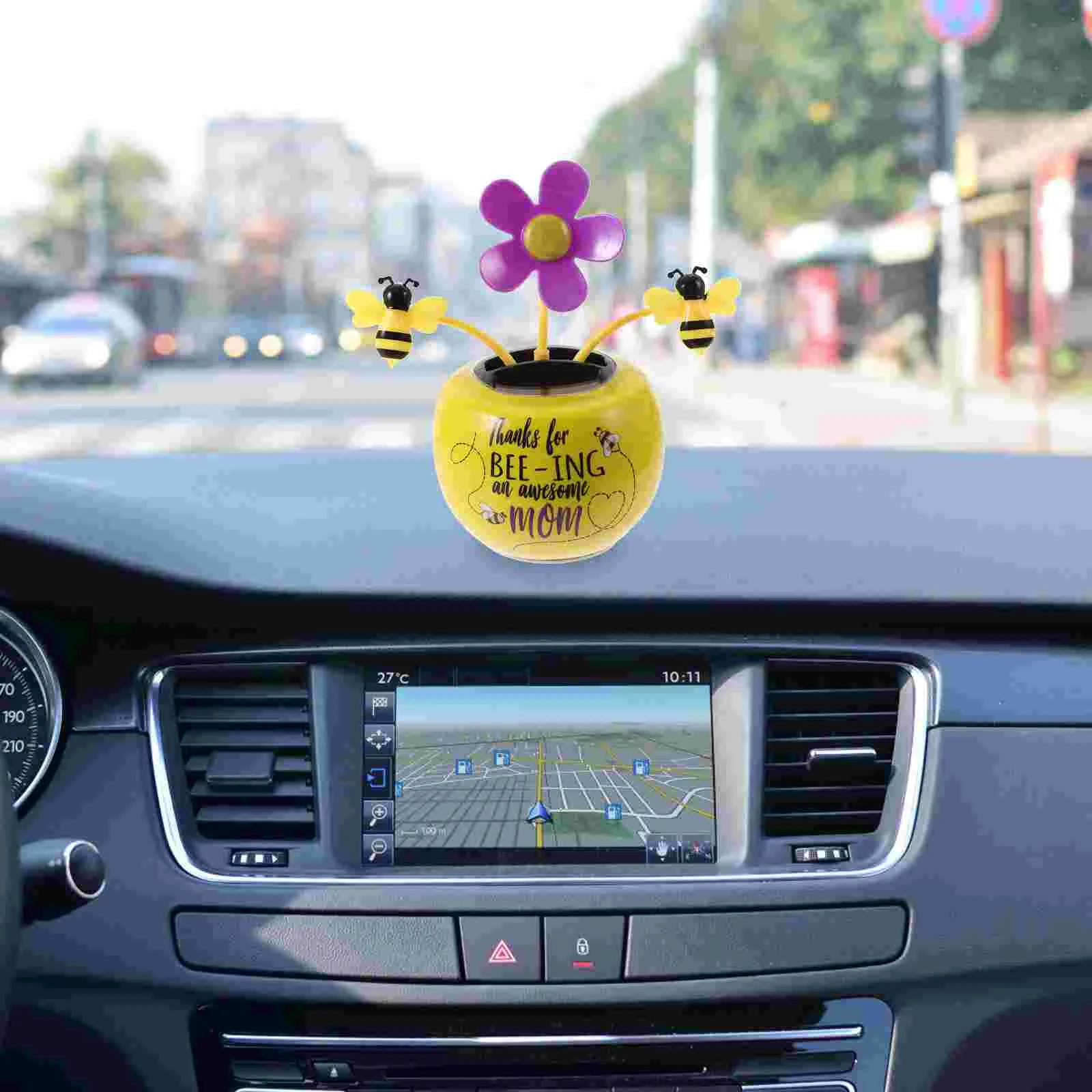 Украшение автомобиля качающаяся солнечная акула (фиолетовый) 2 шт. украшение в