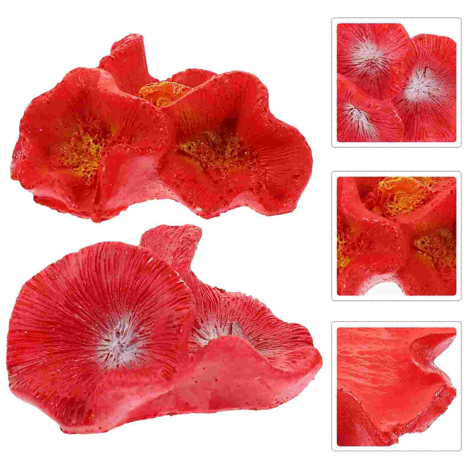 

Coral Aquarium Fishtank Decor Resin Decorations Artificial Reef Aquatic Hideout Floating Plantlandscape Realisticaquariums Small