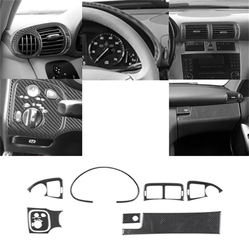 Украшение для салона автомобиля приборная панель наклейка из углеродного