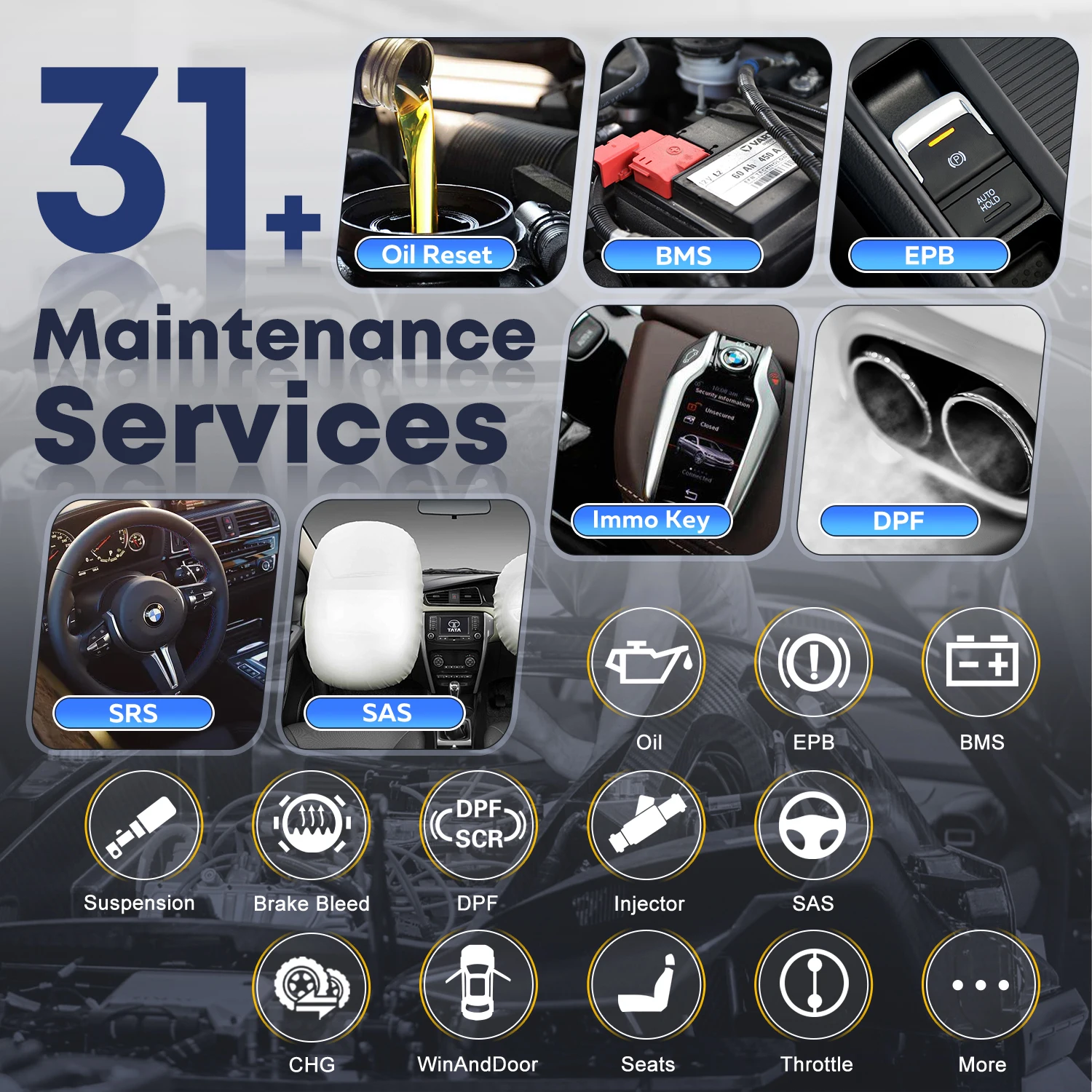 Autel MaxiPro MP808TS Pro TMPS инструмент профессиональный диагностический сканер + 4 шт MX